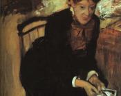 埃德加 德加 : 玛丽·卡萨特的肖像